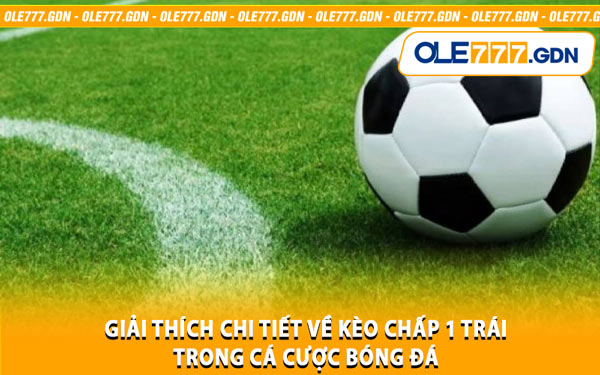 Giải Thích Chi Tiết Về Kèo Chấp 1 Trái Trong Cá Cược Bóng Đá